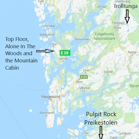 Topfloor Separate Entranc View Stord Apartment